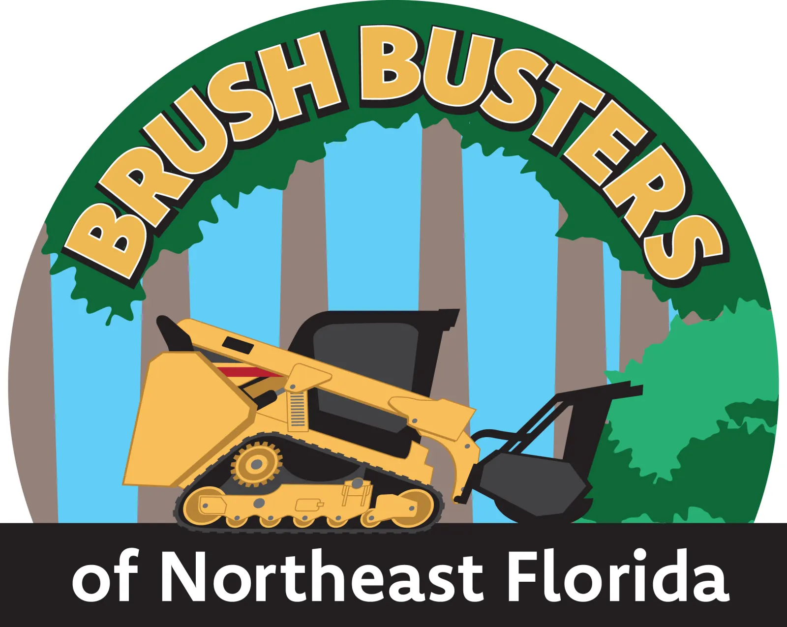 Brush Busters of Northeast Florida logo